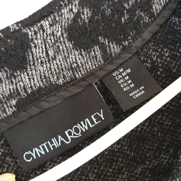 Cynthia Rowley women's Floral Cardigan Sweater - Picture 3 of 5